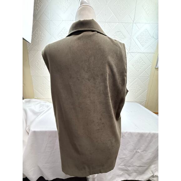 Vintage Prestige Vest Sportswear size Large Olive green style 7162 - Picture 4 of 15
